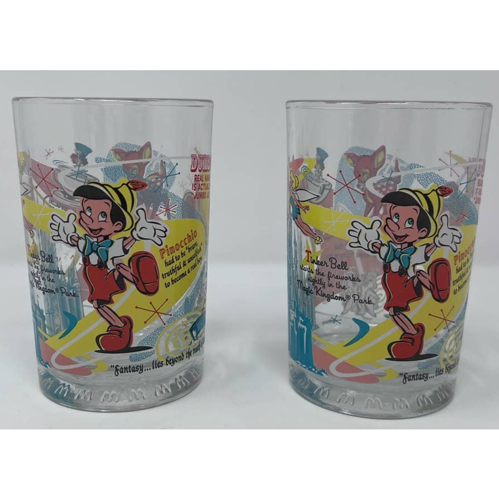 McDonald’s Walt Disney World 100th Years of Magic Anniversary Glass Dumbo‎